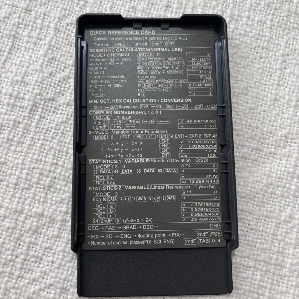 Sharp EL-506G Scientific Calculator with Function Display and‎ Manual Case